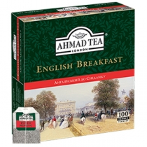 Чай чорний Ahmad Tea Англійський до сніданку 100 шт х 2г ч