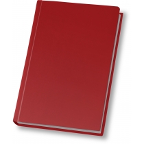 Щоденник недатований, шкіра, Napa, червоний, А5