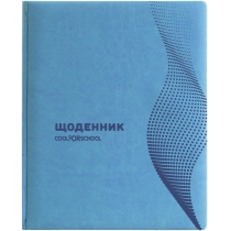 Щоденник шкільний Vivella "Хвиля", А5, 48 арк. бірюзовий