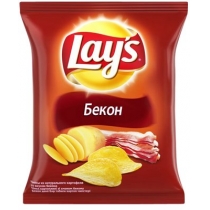 Чіпси Lay's зі смаком бекону 71 г