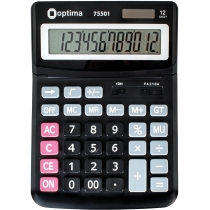 Калькулятор настільний бухгалтерський Optima О75501