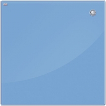 Дошка скляна магнітно-маркерна, ТМ 2x3, 80 x 60 см., колір блакитний