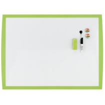 Дошка магнітно-маркерна, ТМ Rexel, пластикова рамка, 58,5 x 43 см., колір салатовий