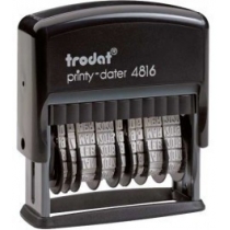 Мінідатер ТRODAT 4816 подвійний, пласт., 3,8 мм, укр.,