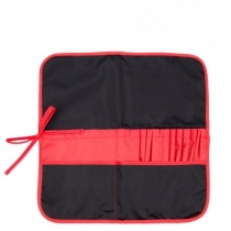Пенал для пензлів, тканина (37х37см), чорний+червоний, ROSA Studio