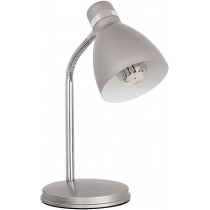 Лампа настільна Kanlux ZARA HR-40-SR  40 Вт E14 срібна