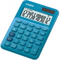 Калькулятор настільний Casio, 12 розрядів, блакитний, розмір 149.5*105*22.8 мм