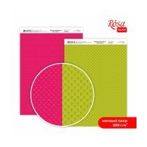 Папір дизайнерський двосторонній матовий „Color style“ 6, 21х29,7 см, 200 г/м2, ROSA TALENT