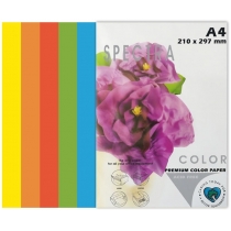 Папір кольоровий SPECTRA COLOR Rainbow Pack Deep А4 80г/м2, 5х20/100 арк. (інтенсив) IT 82 