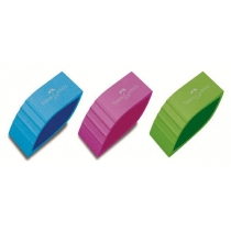 Гумка Faber-Castell BICOLOR вініловий кольоровий асорті