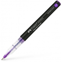 Ручка-роллер Faber-Castell Free Ink колір чорнила фіолетовий, 1,5 мм, одноразова