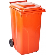 Контейнер для сміття Алеана 120л., помаранч.