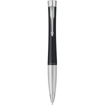 Ручка кулькова Parker Urban Muted Black, хром