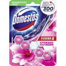 Блок для очищення унітазу ТМ Domestos пуаер 5 крижане магнго 9*55 г