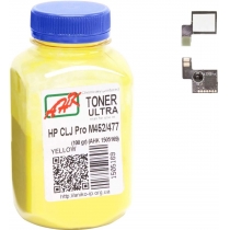 Тонер + чіп АНК для HP CLJ Pro M452/477 бутль 100г Yellow (1505173)