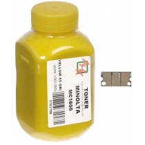 Тонер + чіп АНК для Konica Minolta MC 1600 бутль 85г Yellow (1501352)