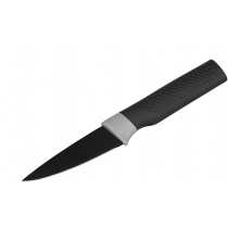 Кухонний ніж для овочів Ardesto Black Mars, 8см, нержавіюча сталь, пластик, чорний