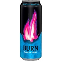 Напій енергетичний Burn Fruit Punch б/алк ж/б, 0, 25л