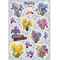 Стікер лист з наклейками "MriyTaDiy, модель "Irises"