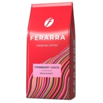 Кава в зернах Ferarra Strawberry Choco з ароматом полуничного шоколаду 1 кг