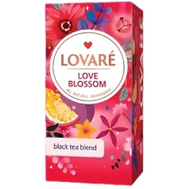 Чай чорний Lovare Розквіт любові з фруктами ягодами пелюстками квітів 24 пакетика х 2 шт