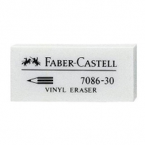 Гумка Faber-Castell 7086-30 вініловий білий