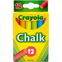 Набір крейди кольорової антипил, 12  шт. Crayola