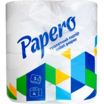 Папір туалетний 3 шари Papero 4 рулони