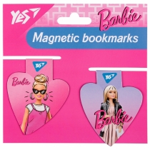 Закладки магнітні Yes "Barbie heart", 2шт