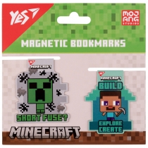 Закладки магнітні Yes "Minecraft friends", 2шт