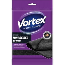 Серветка з мікрофібри ТМ VORTEX Semi-Towel Black 30*50см 1шт