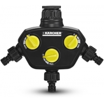 Розподільник для поливу Karcher, 3/4", 1", роздільник триканальний