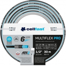 Шланг садовий Cellfast MULTIFLEX PRO 1/2" 30м 6 шарів до 35бар -20…+65°C