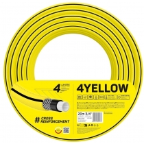 Шланг садовий Cellfast 4YELLOW 3/4" 20м 4 шари до 20бар -10…+50°C