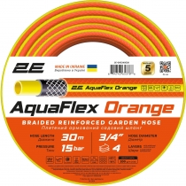 Шланг садовий 2Е AquaFlex Orange 3/4" 30м 4 шари 20бар -10…+60°C