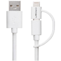 Кабель CMCA-UL-405 Lightning + Micro USB - 1м білий