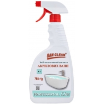 Засіб для миття акрилових ванн ТМ San Clean 750г з розп.