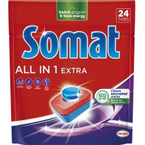 Таблетки для посудомийної машини Somat All in 1 Extra 24 шт