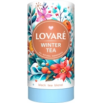 Чай чорний байховий Lovare Winter tea з фруктами та пелюстками квітів 80г