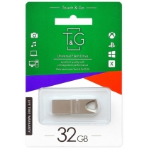 Флеш-драйв USB 32GB T&G металева серія 117 срібло