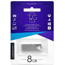 Флеш-драйв USB 8GB T&G металева серія 117 срібло