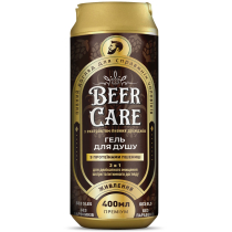 Гель для душу BEER CARE 2 в 1 з протеїнами пшениці «ЖИВЛЕННЯ» 400 мл