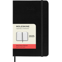 Щоденник Moleskine 2025, 9х14 см/ Чорний