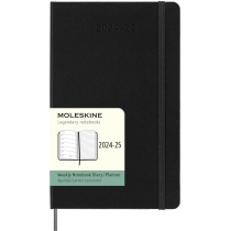 Щотижневик Moleskine 2024-2025, 13 х 21 см/ Чорний