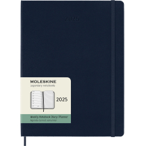 Щотижневик Moleskine 2025, 19х25 см / Сапфір