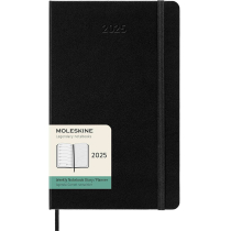 Щотижневик Moleskine 2025, 13х21 см  / Чорний