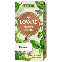 Чай Lovare Tisanes Sunset Melody з листя меліси 31.2 г (24 шт. х 1.3 г)