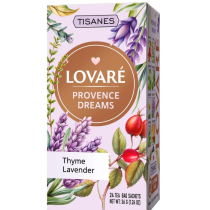 Чай Lovare Tisanes Provence Dreams бленд трав’яного та плодового чаю з квітами 36 г (24 шт. х 1.5 г)