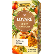 Чай Lovare Tisanes Spices Harmony бленд трав’яного чаю зі спеціями та плодами 43.2 г (24 шт. х 1.8 г