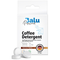 Засіб для видалення кавових масел BALU COFFEE DETERGENT  для авт.проф. кавових машин табл блістер 2г